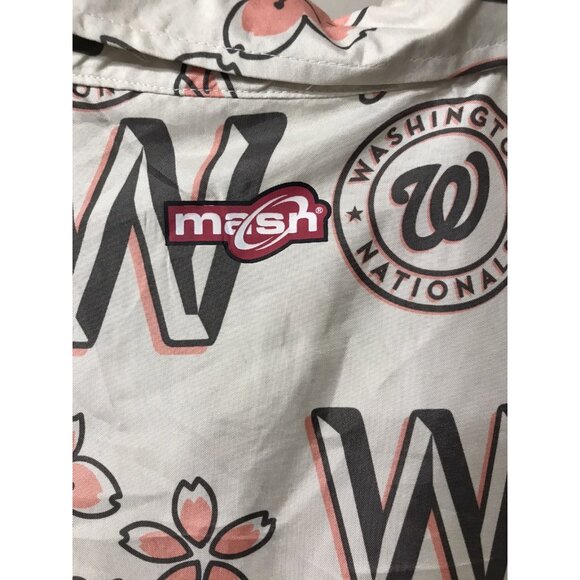 Washington Nationals SGA Shirt Size XXL Cherry Blossom Hawaiian Giveaway MLB - Picture 4 of 4